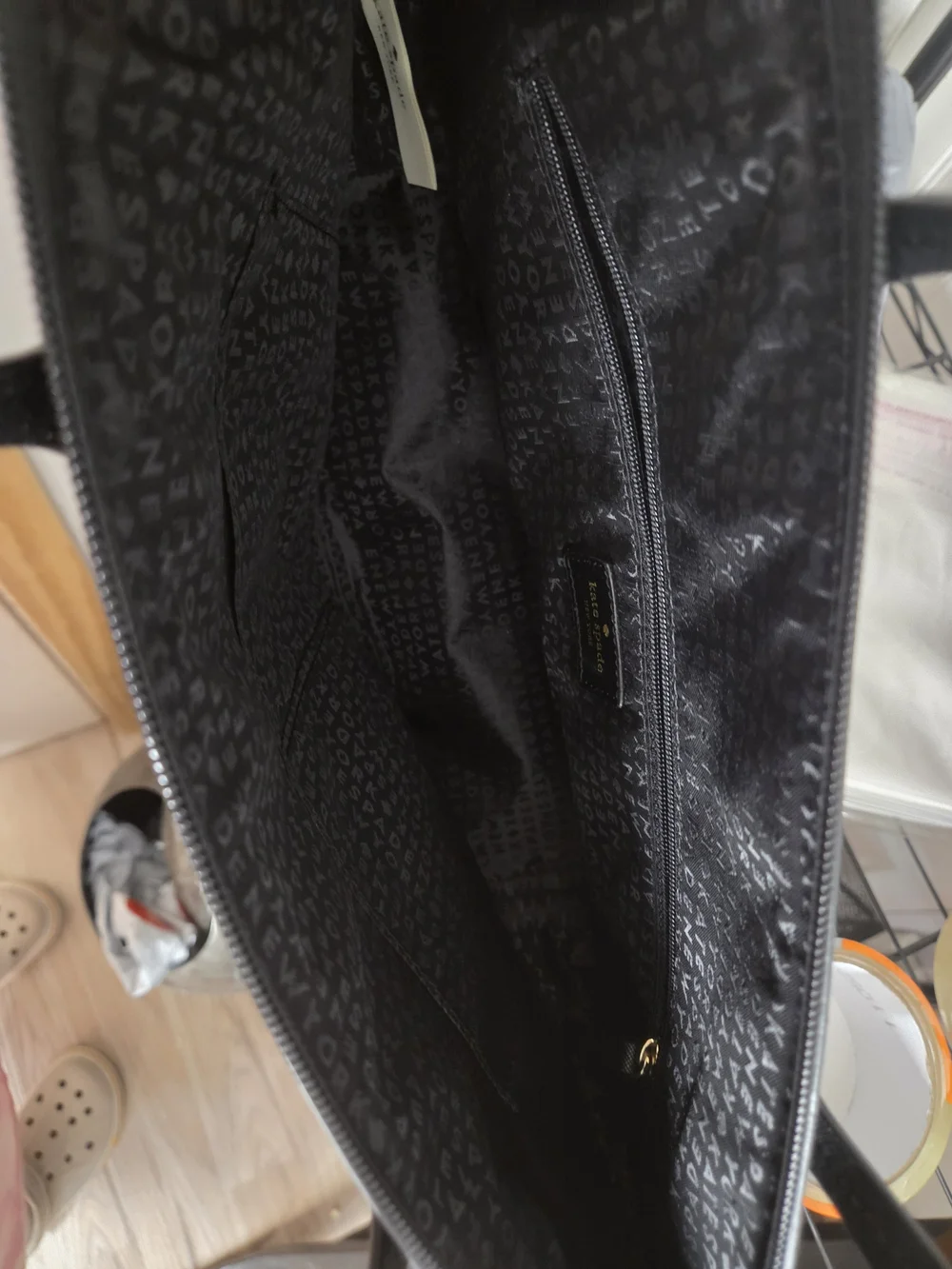 Kate Spade Haven Lane Hani Tote is a stylish black should  Glitter Stripe Tote